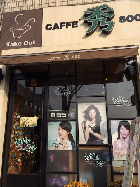 quán cafe của thần tượng k-pop