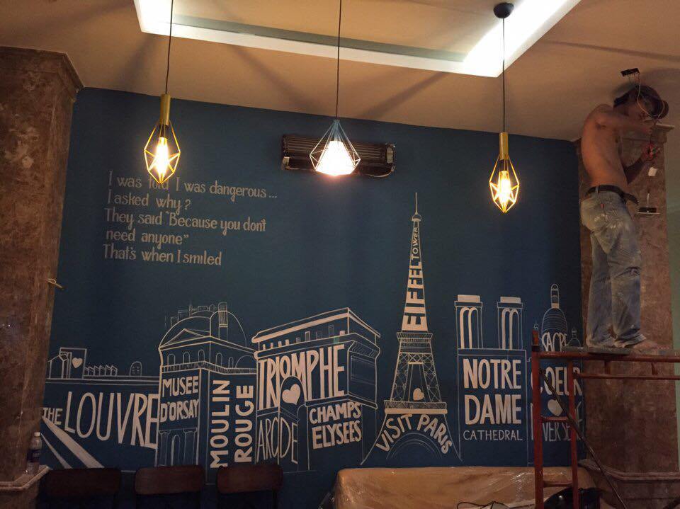 thiết kế nội thất quán cafe cóc